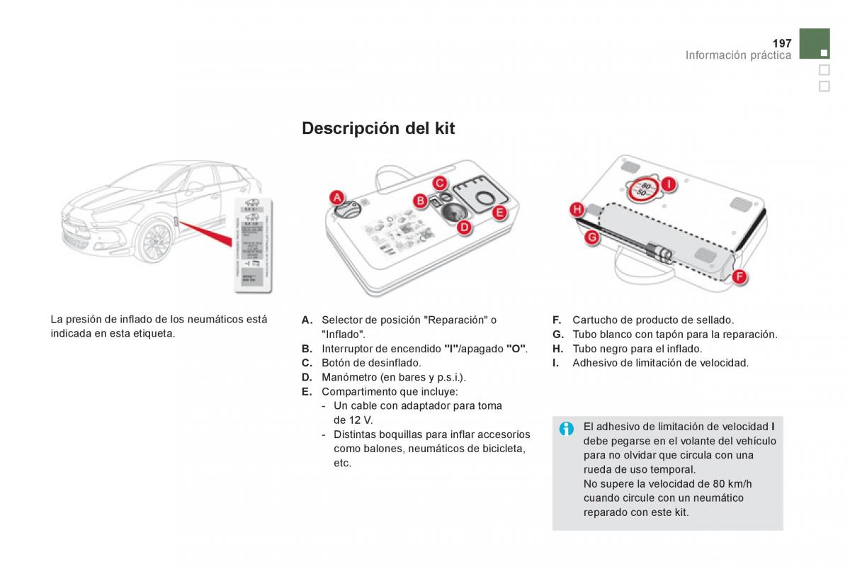 Citroen DS5 manual del propietario / page 199