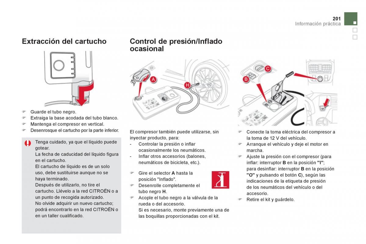 Citroen DS5 manual del propietario / page 203