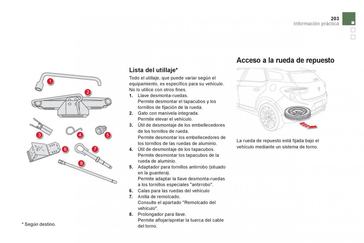 Citroen DS5 manual del propietario / page 205