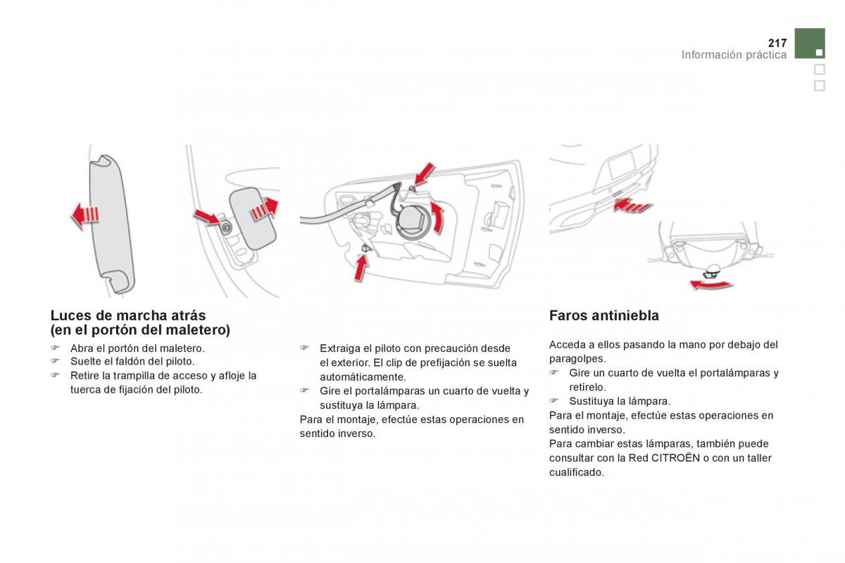 Citroen DS5 manual del propietario / page 219