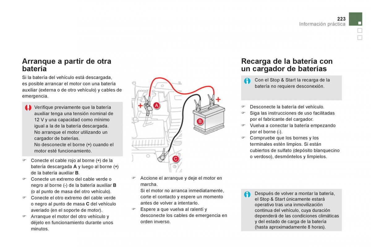 Citroen DS5 manual del propietario / page 225