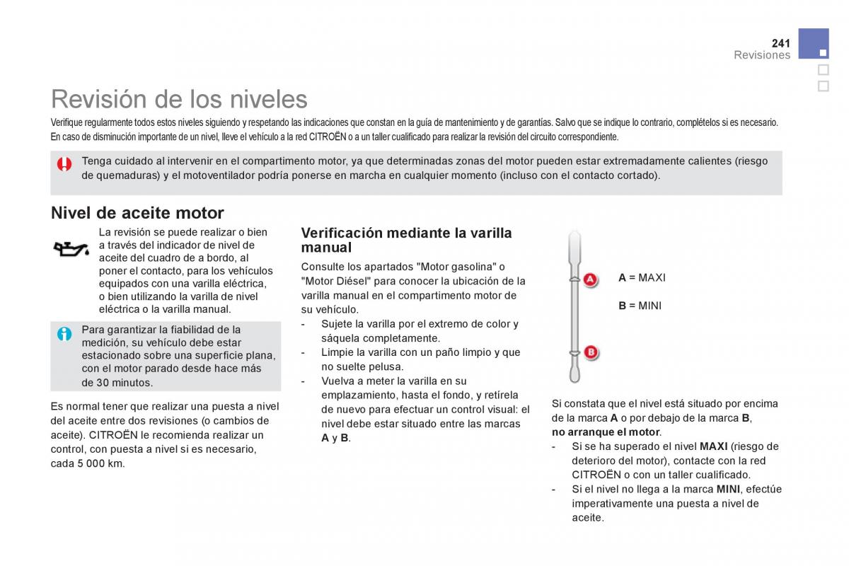 Citroen DS5 manual del propietario / page 243