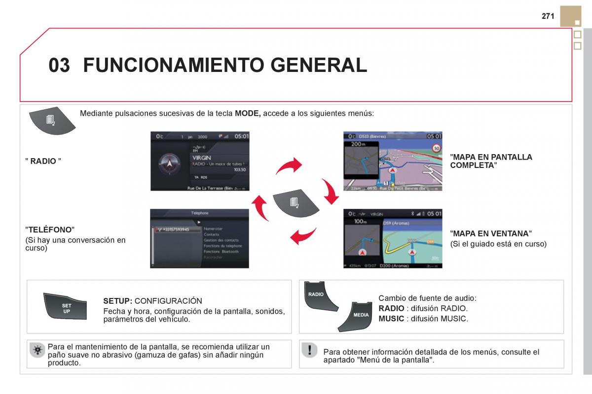 Citroen DS5 manual del propietario / page 273