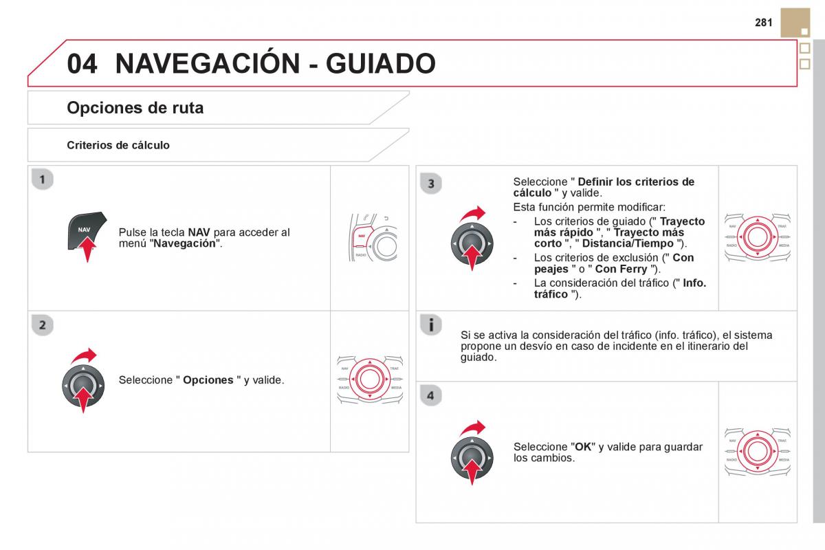 Citroen DS5 manual del propietario / page 283