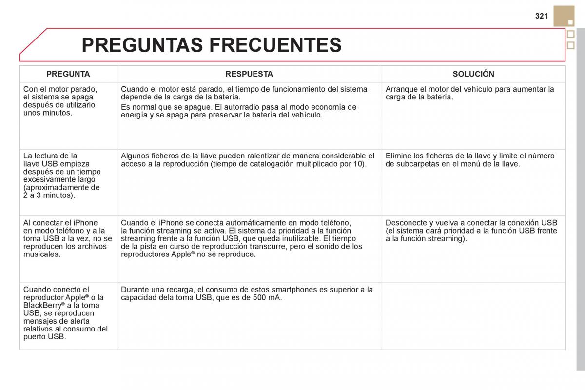 Citroen DS5 manual del propietario / page 323