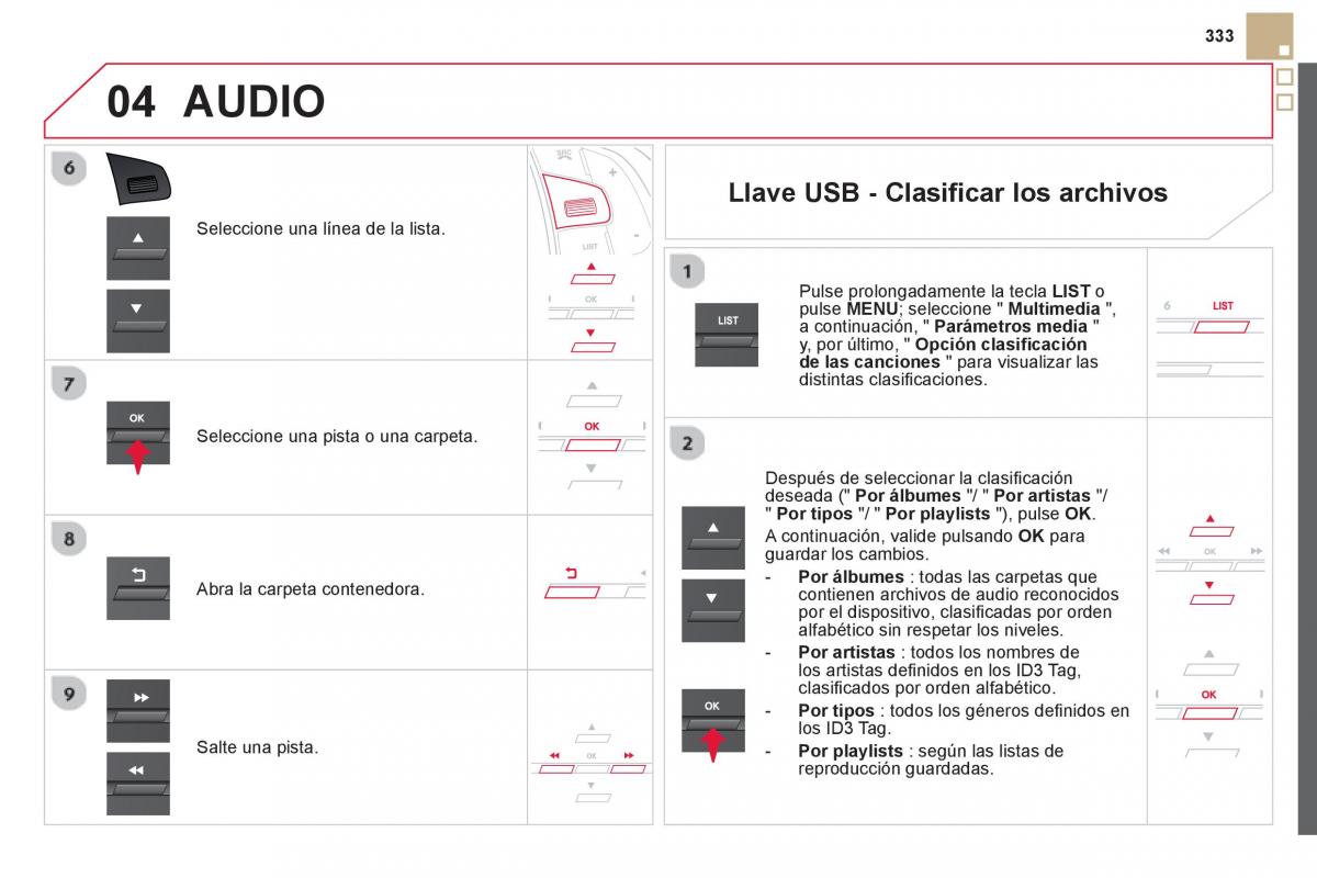 Citroen DS5 manual del propietario / page 335