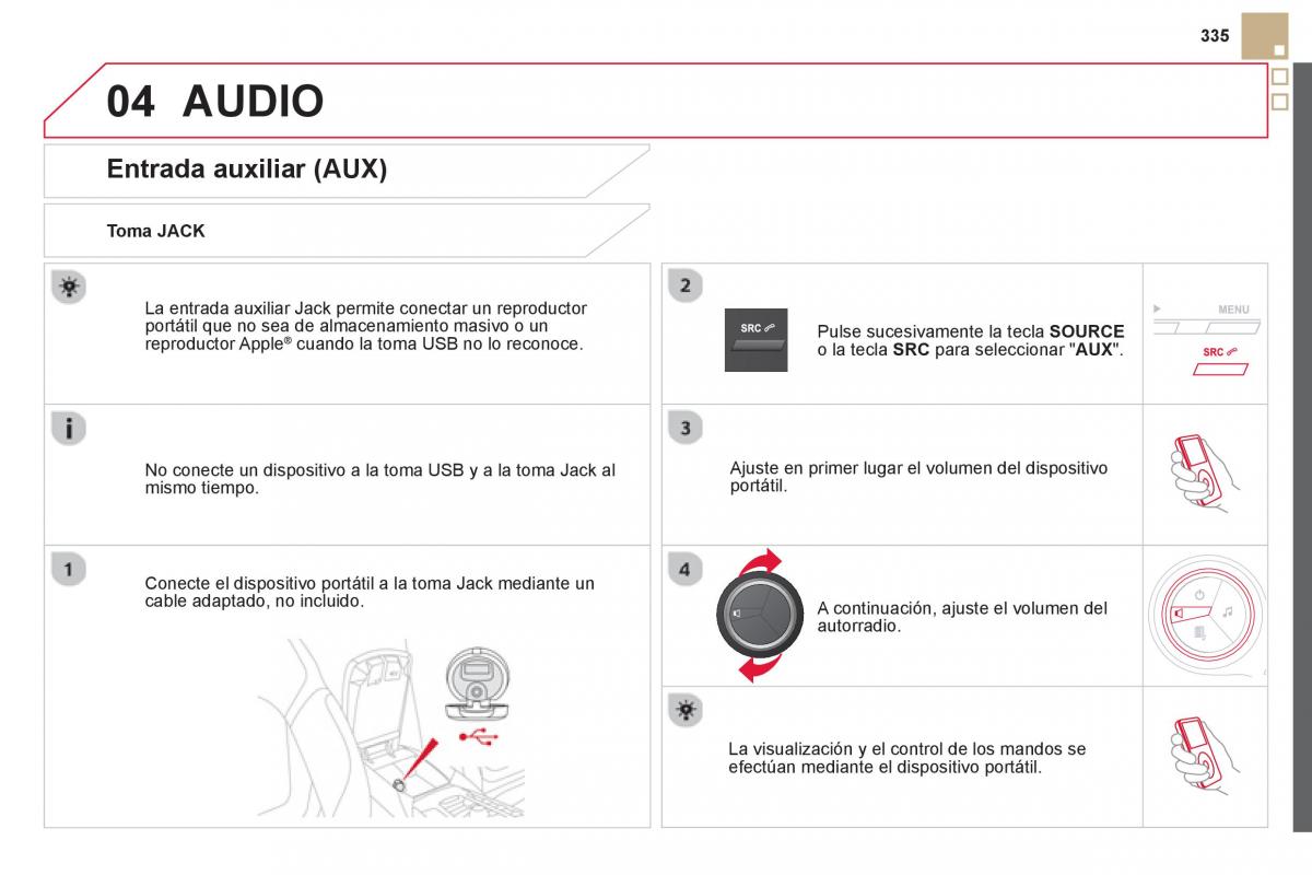 Citroen DS5 manual del propietario / page 337