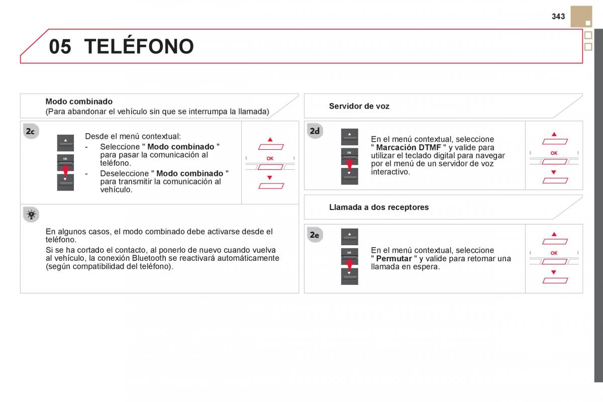 Citroen DS5 manual del propietario / page 345