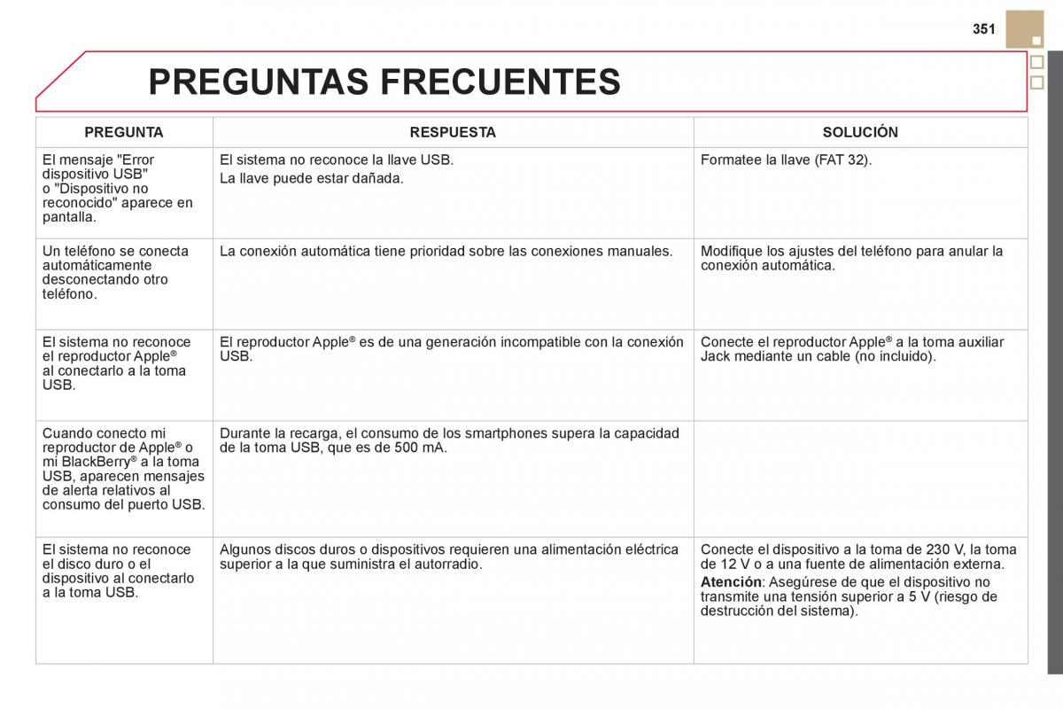 Citroen DS5 manual del propietario / page 353