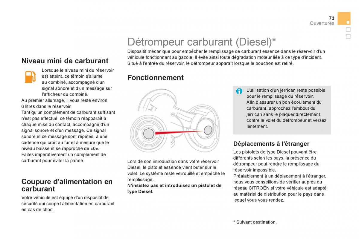 Citroen DS5 manuel du proprietaire / page 75