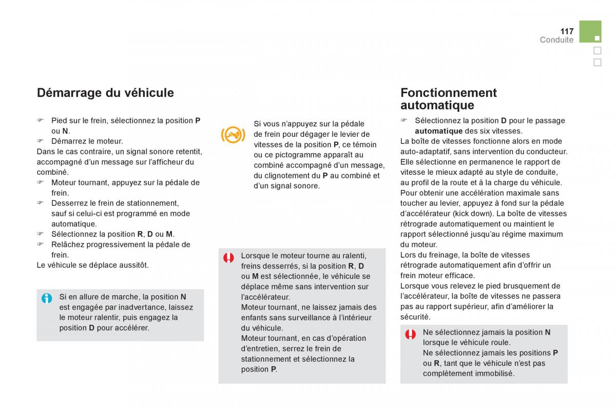 Citroen DS5 manuel du proprietaire / page 119