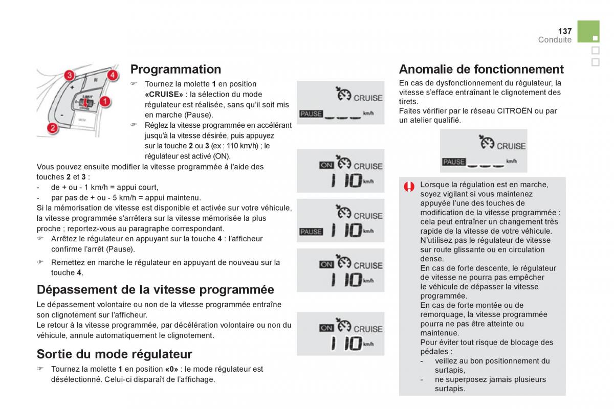 Citroen DS5 manuel du proprietaire / page 139