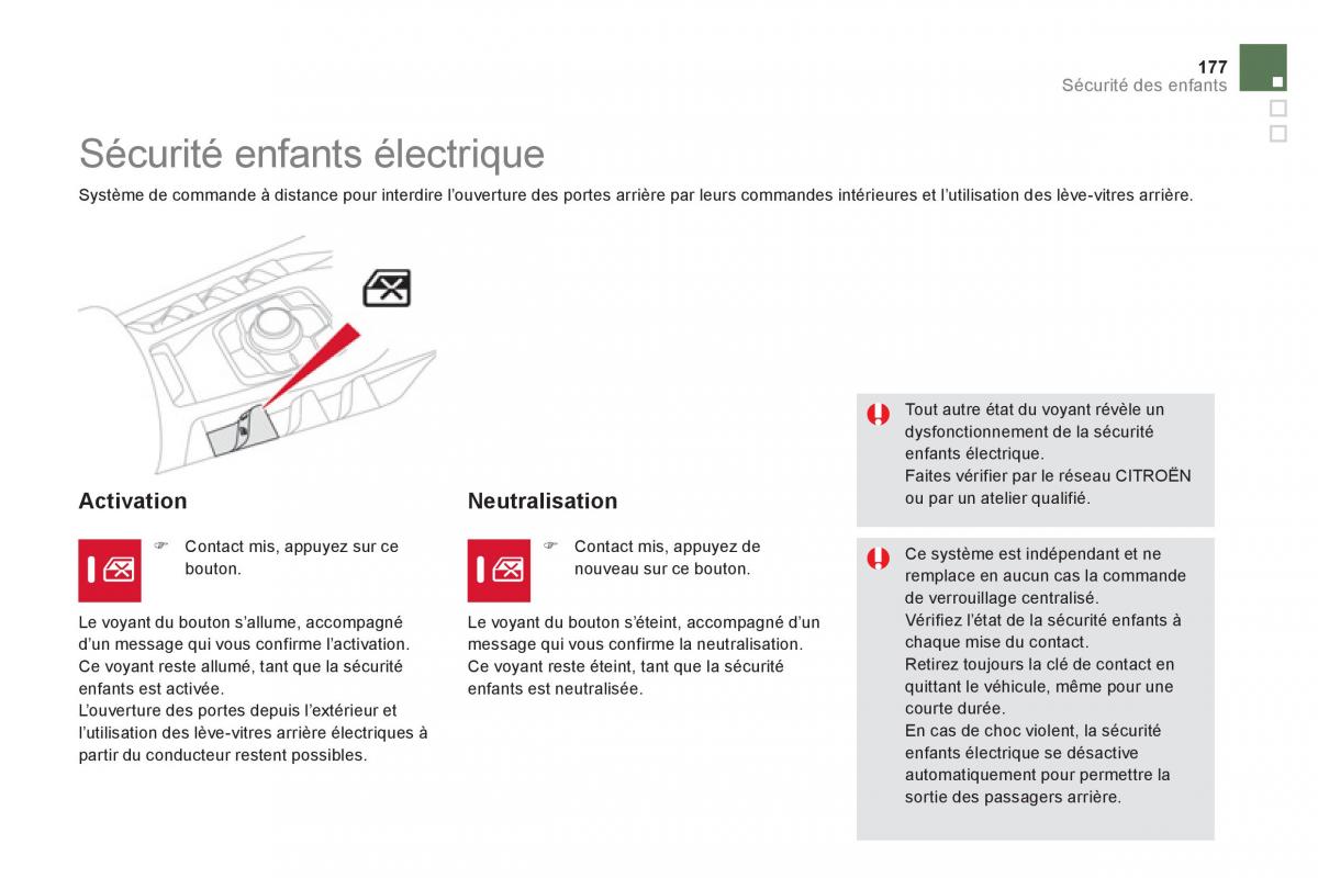 Citroen DS5 manuel du proprietaire / page 179