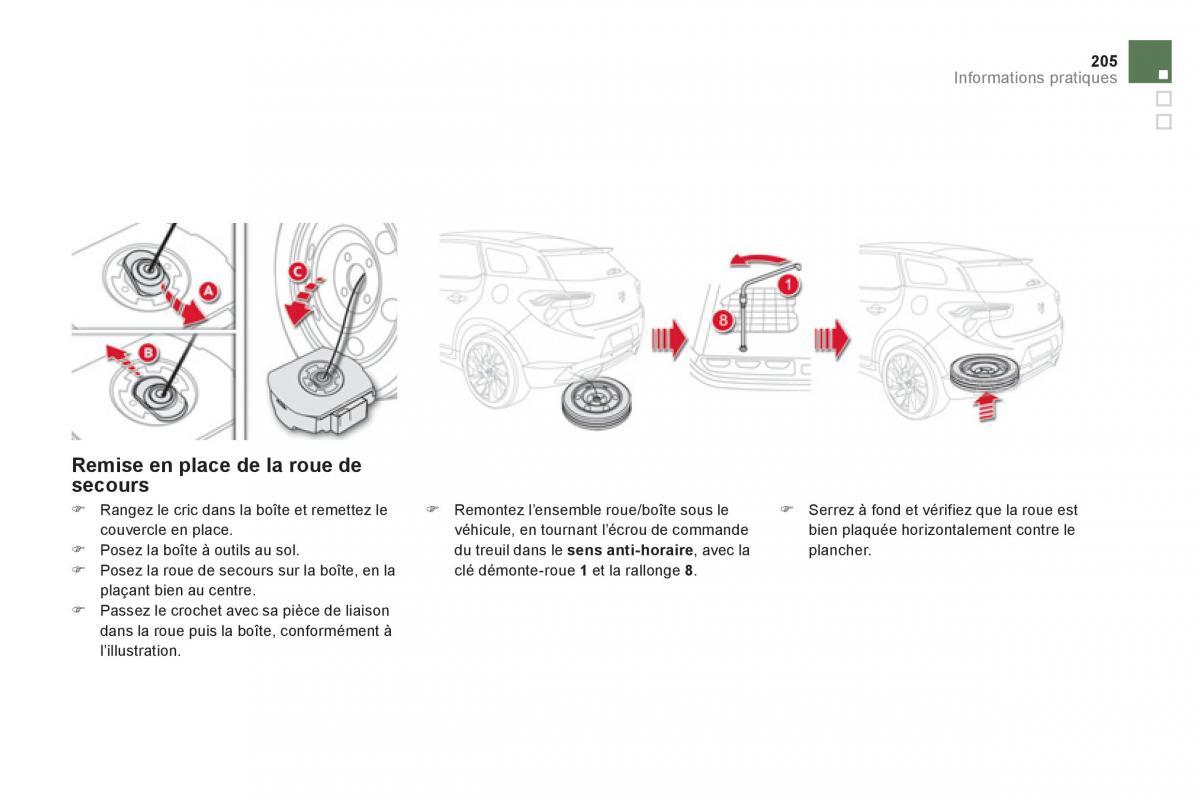 Citroen DS5 manuel du proprietaire / page 207