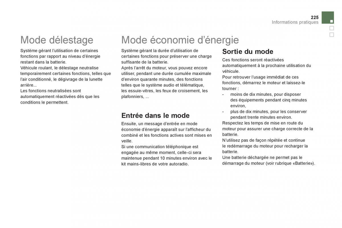 Citroen DS5 manuel du proprietaire / page 227