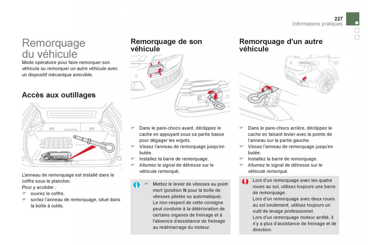 Citroen DS5 manuel du proprietaire / page 229