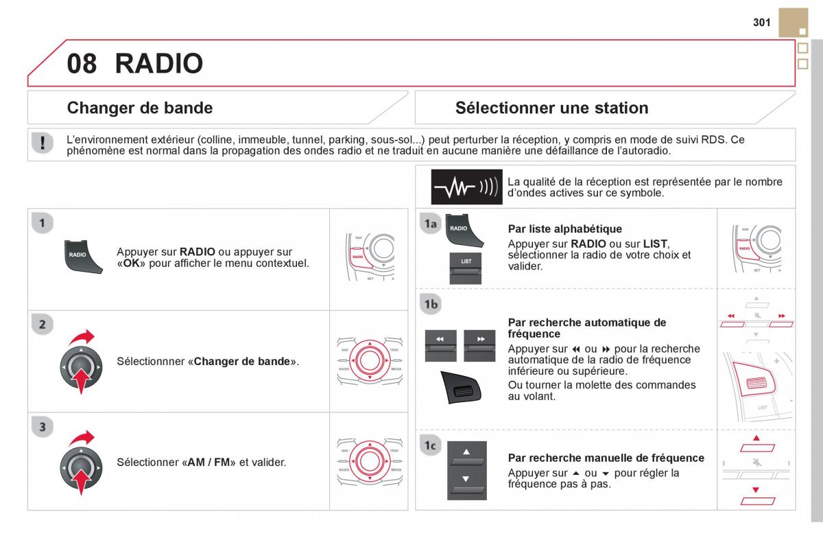 Citroen DS5 manuel du proprietaire / page 303