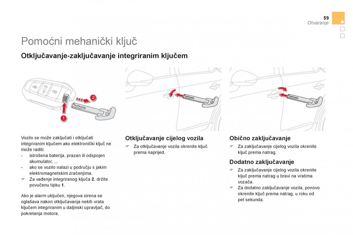 Citroen DS5 vlasnicko uputstvo / page 61