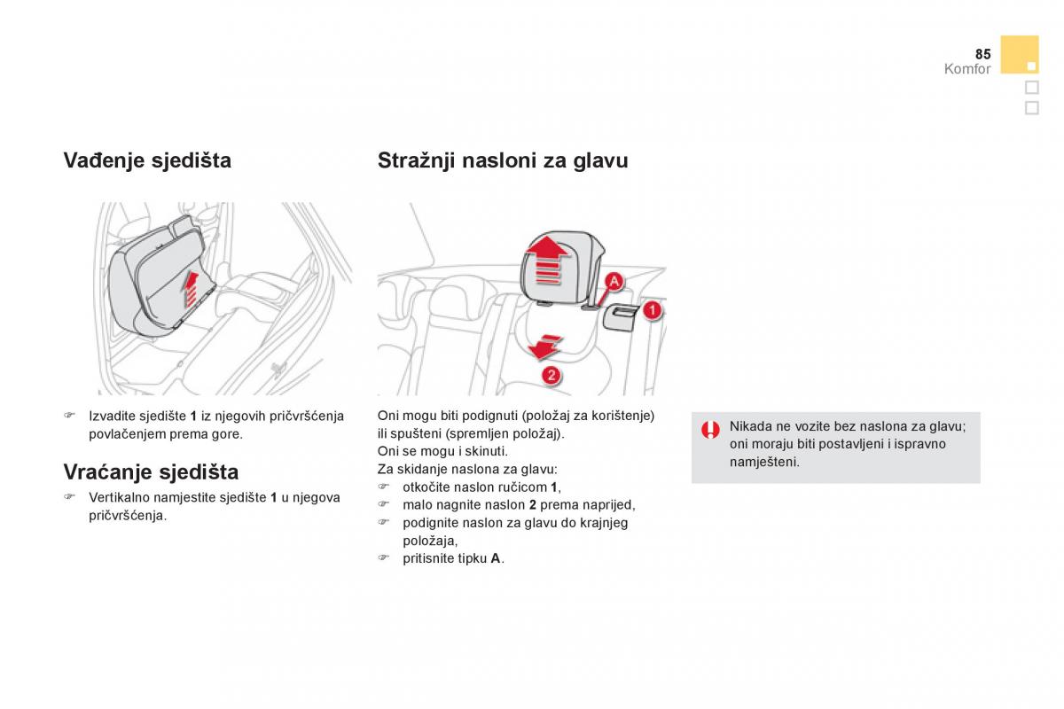 Citroen DS5 vlasnicko uputstvo / page 87