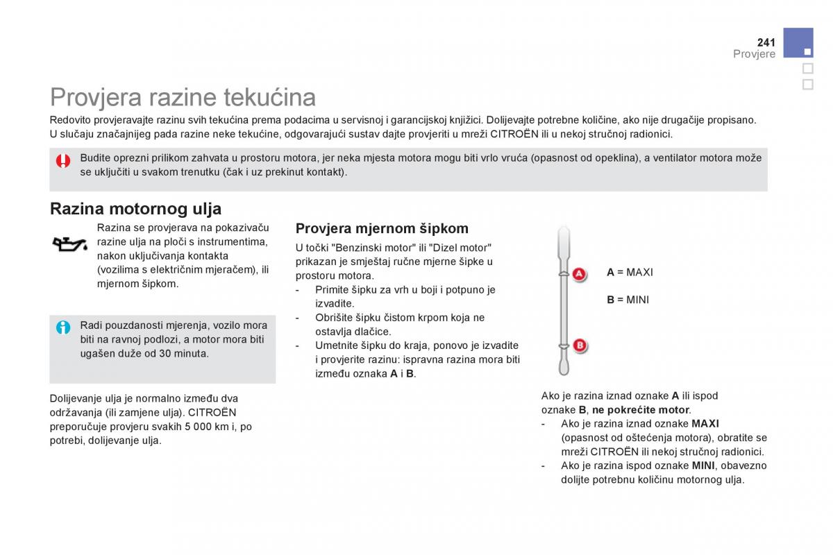 Citroen DS5 vlasnicko uputstvo / page 243