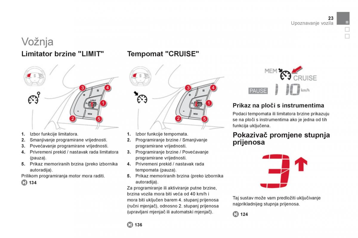 Citroen DS5 vlasnicko uputstvo / page 25