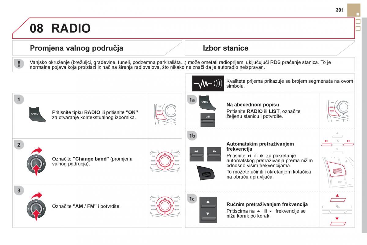 Citroen DS5 vlasnicko uputstvo / page 303