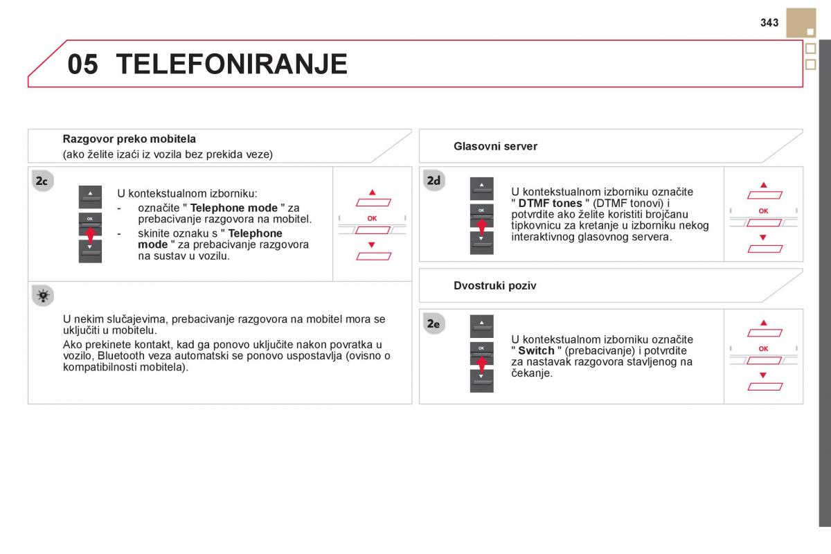 Citroen DS5 vlasnicko uputstvo / page 345