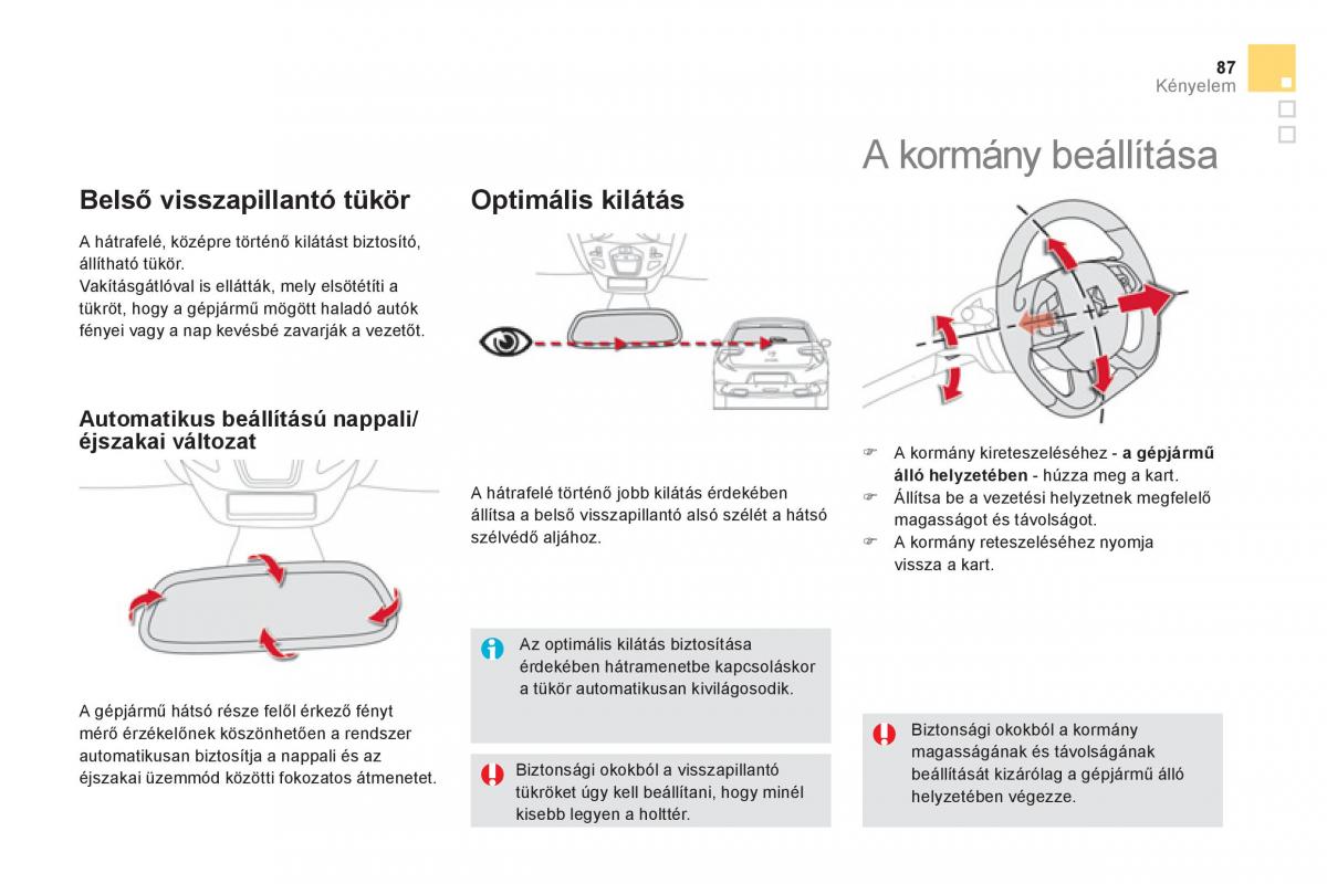 Citroen DS5 Kezelesi utmutato / page 89