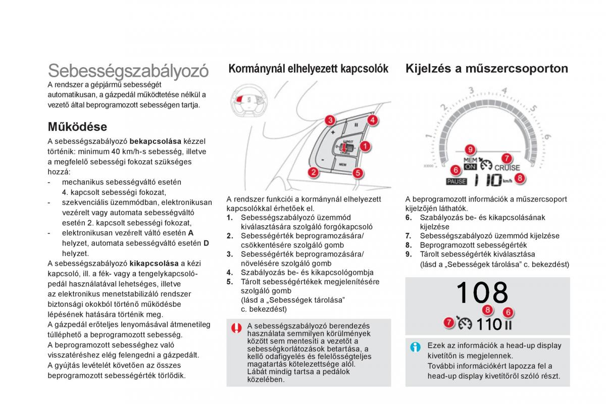 Citroen DS5 Kezelesi utmutato / page 138