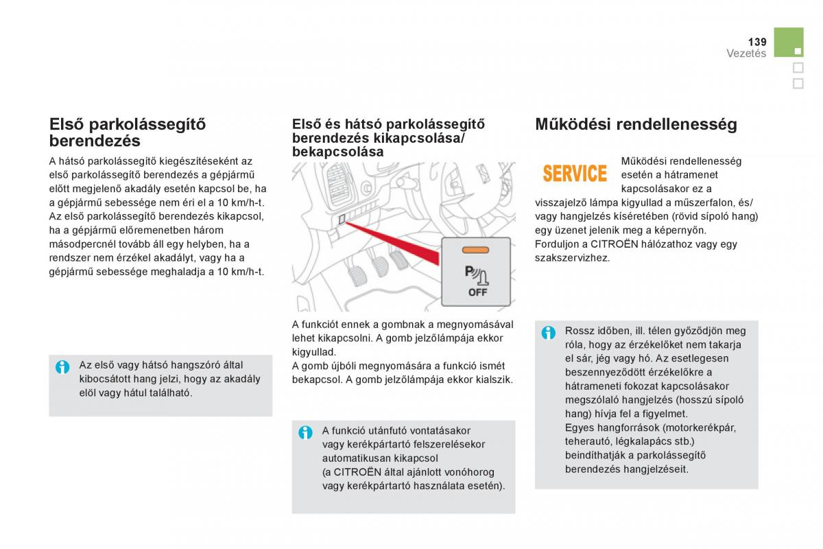 Citroen DS5 Kezelesi utmutato / page 141