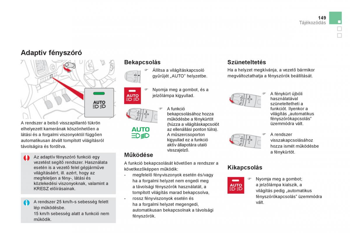 Citroen DS5 Kezelesi utmutato / page 151