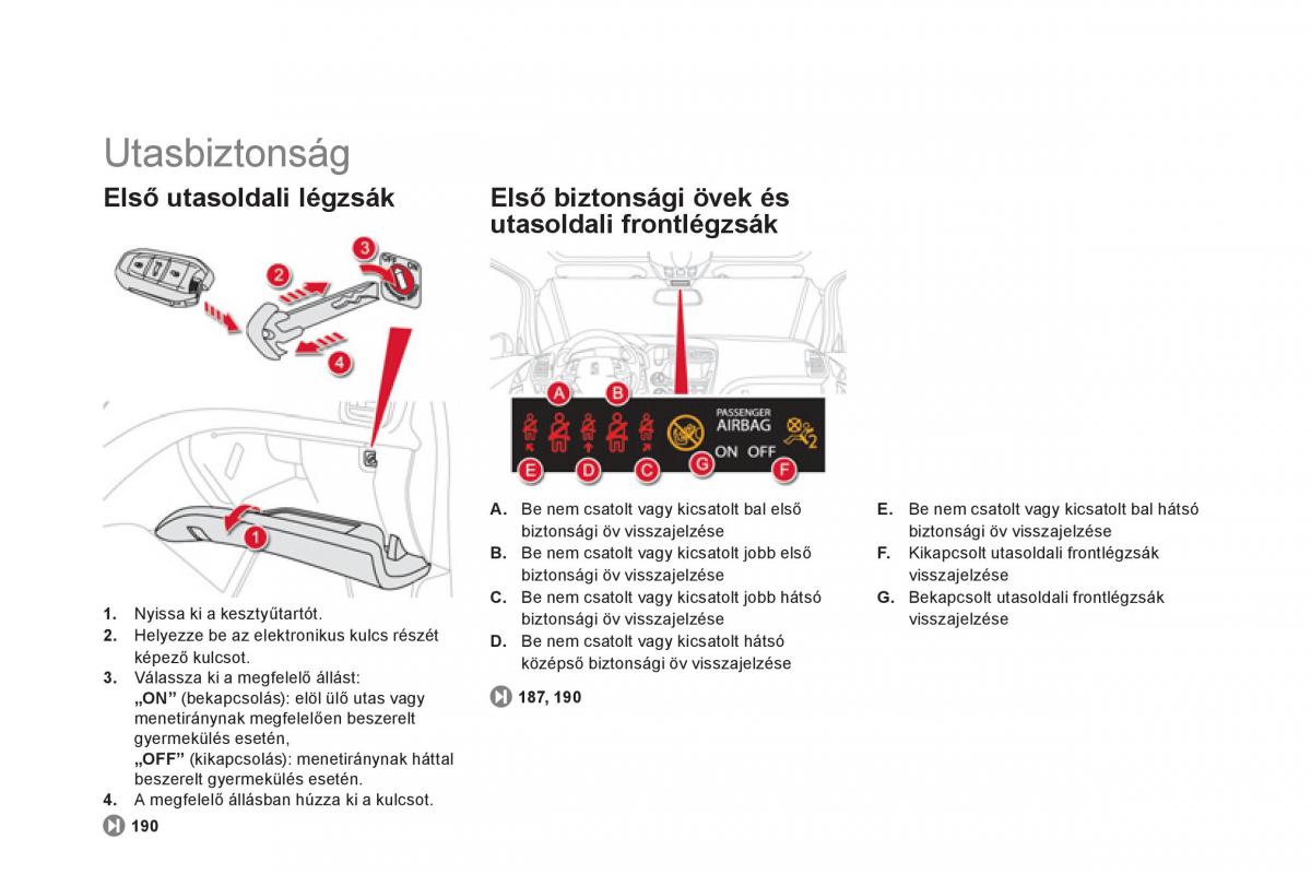 Citroen DS5 Kezelesi utmutato / page 22