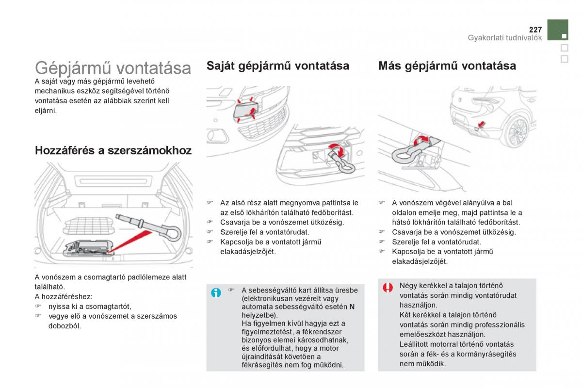 Citroen DS5 Kezelesi utmutato / page 229