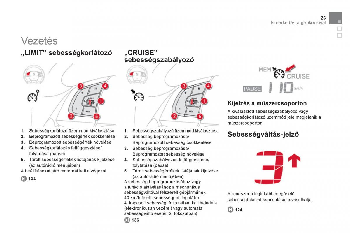 Citroen DS5 Kezelesi utmutato / page 25