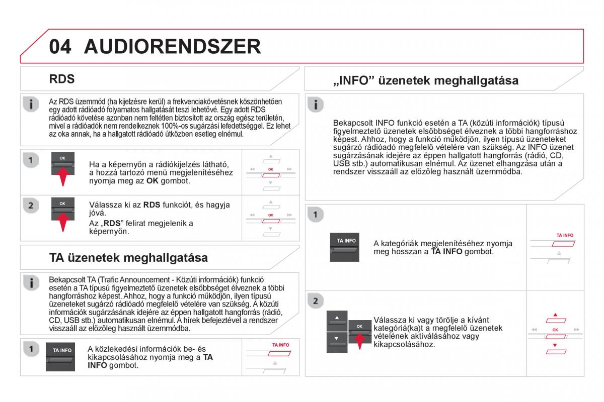 Citroen DS5 Kezelesi utmutato / page 330