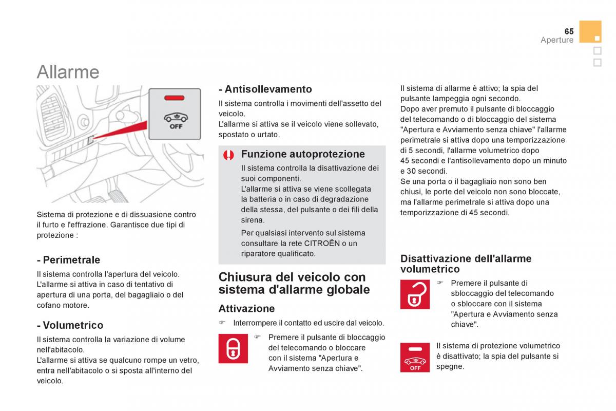 Citroen DS5 manuale del proprietario / page 67