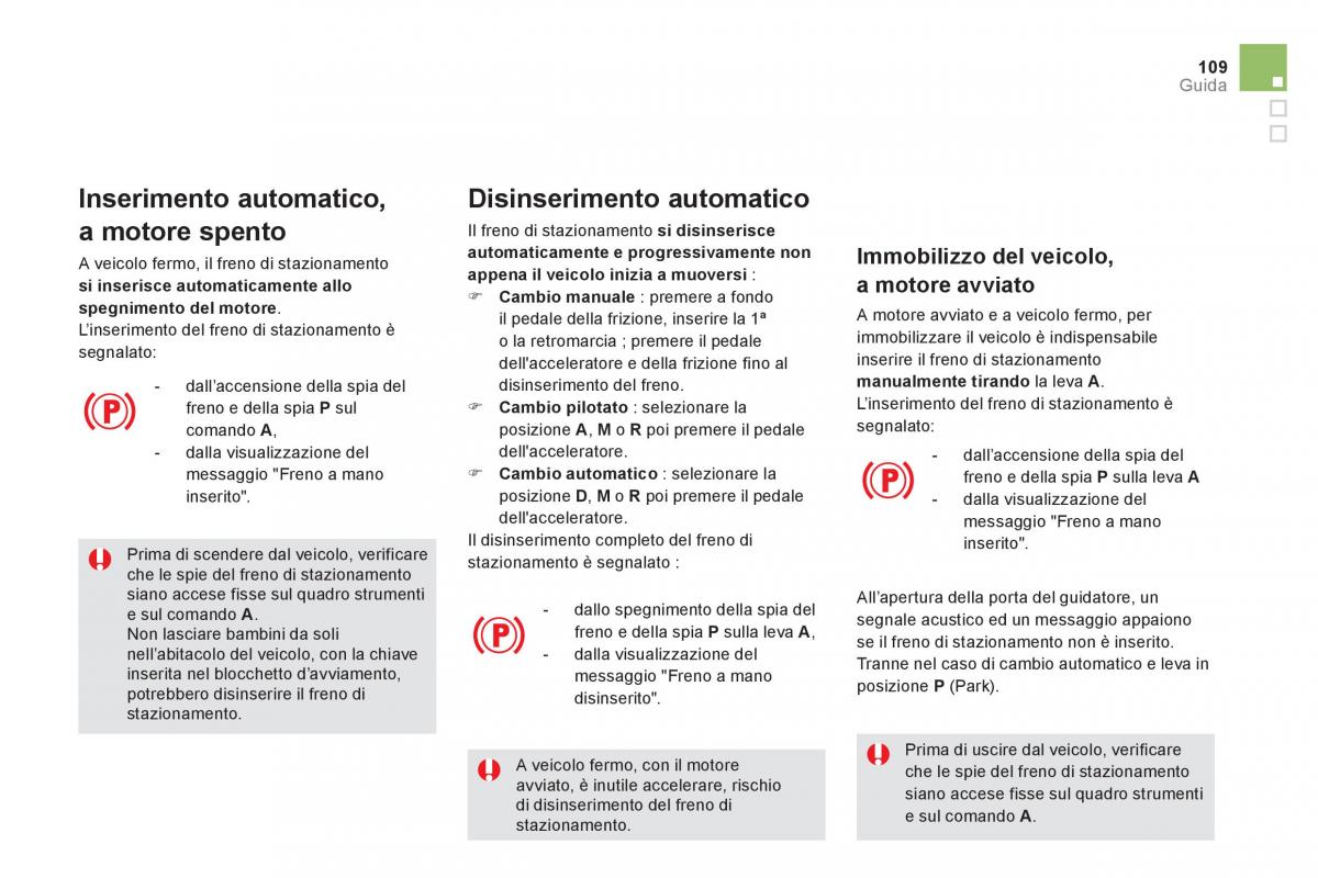 Citroen DS5 manuale del proprietario / page 111