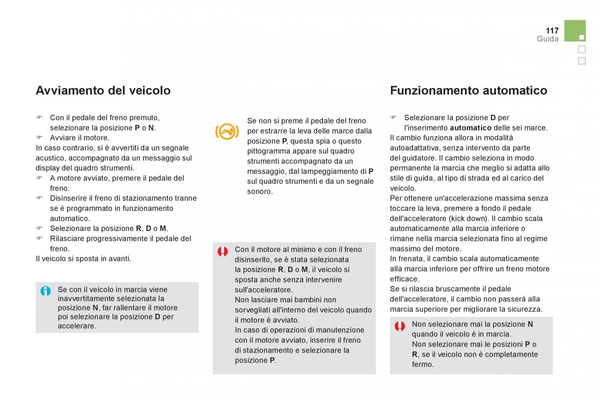 Citroen DS5 manuale del proprietario / page 119