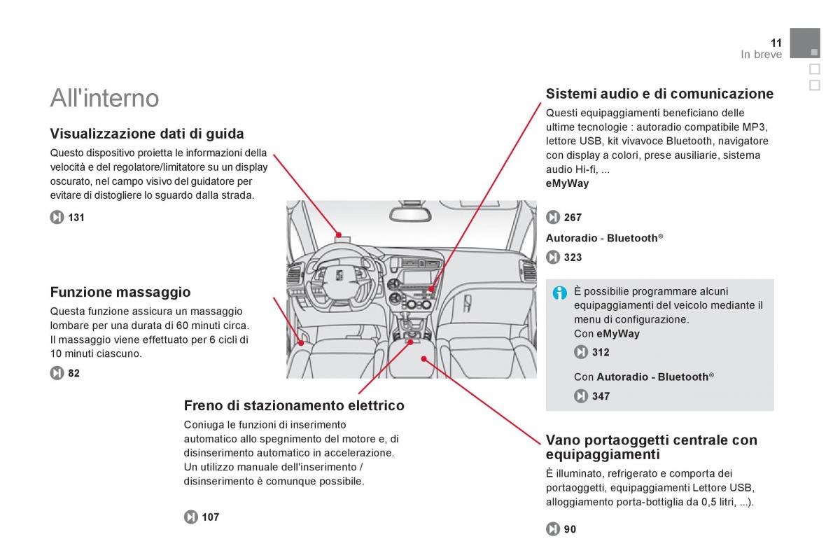 Citroen DS5 manuale del proprietario / page 13