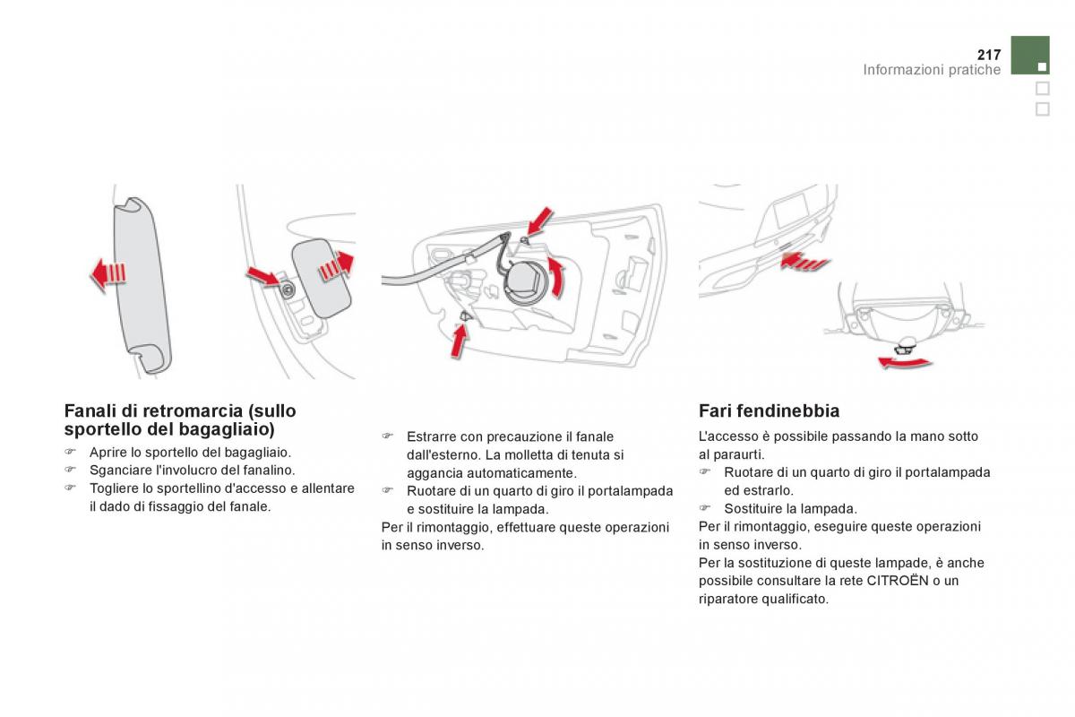 Citroen DS5 manuale del proprietario / page 219