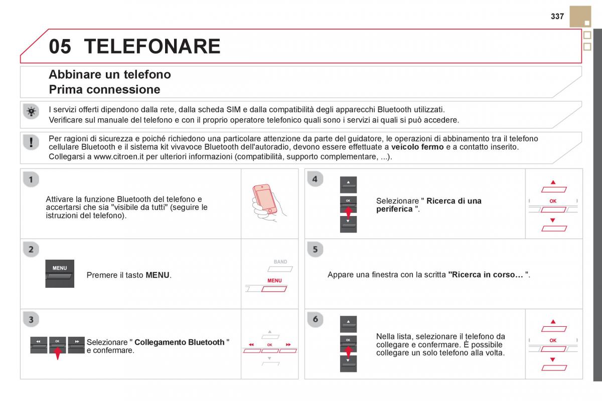 Citroen DS5 manuale del proprietario / page 339