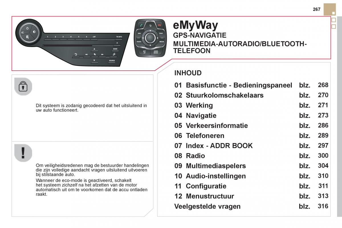 Citroen DS5 handleiding / page 269