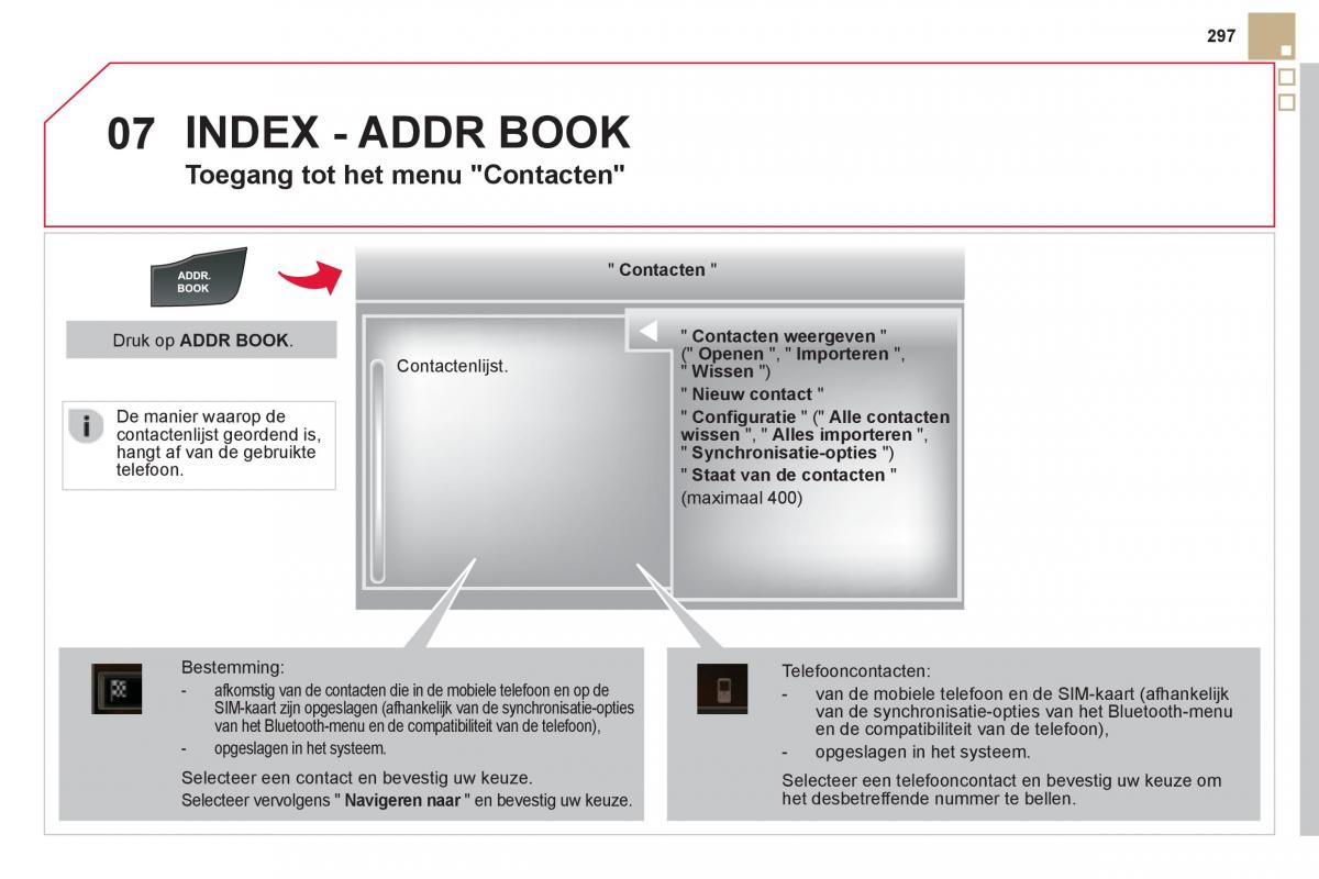 Citroen DS5 handleiding / page 299