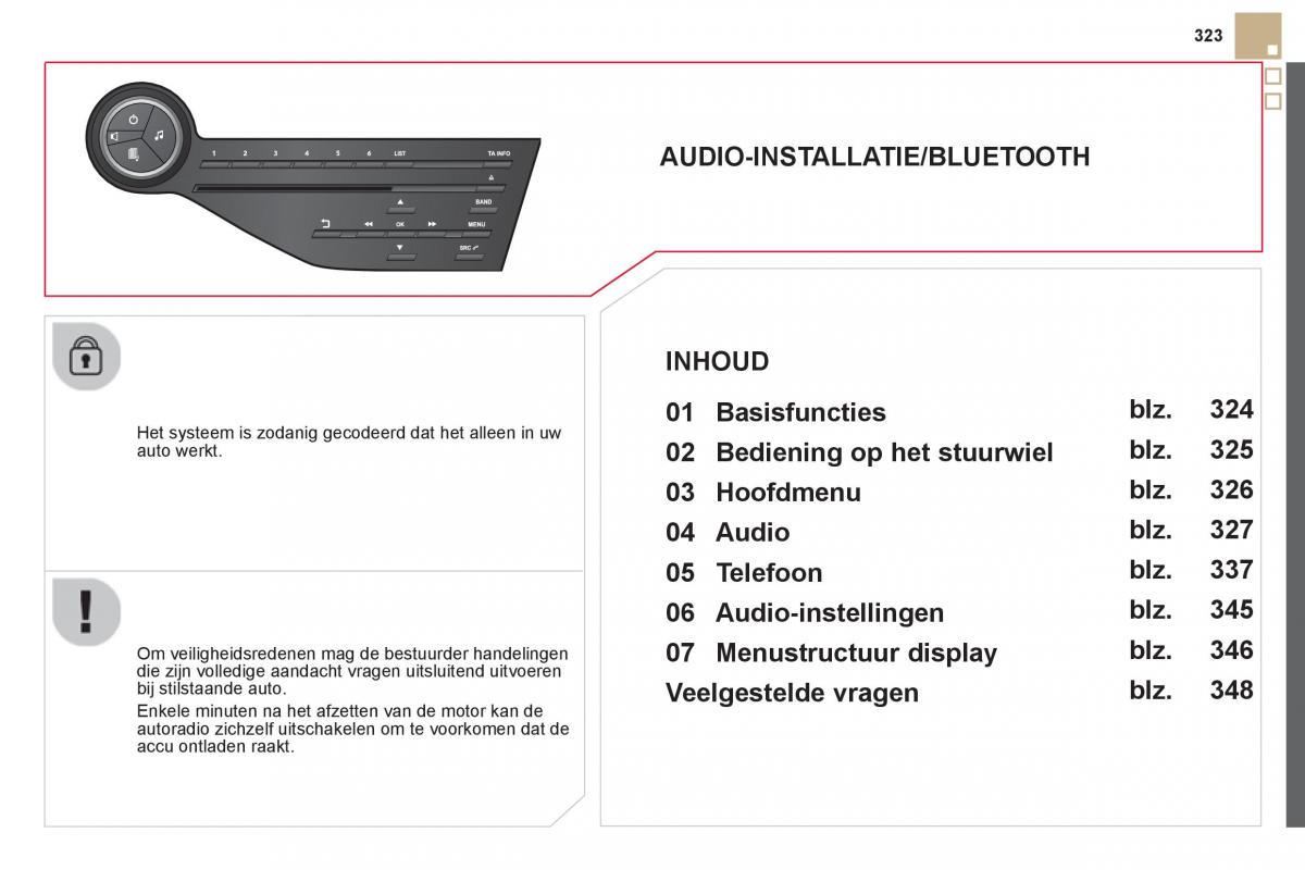 Citroen DS5 handleiding / page 325