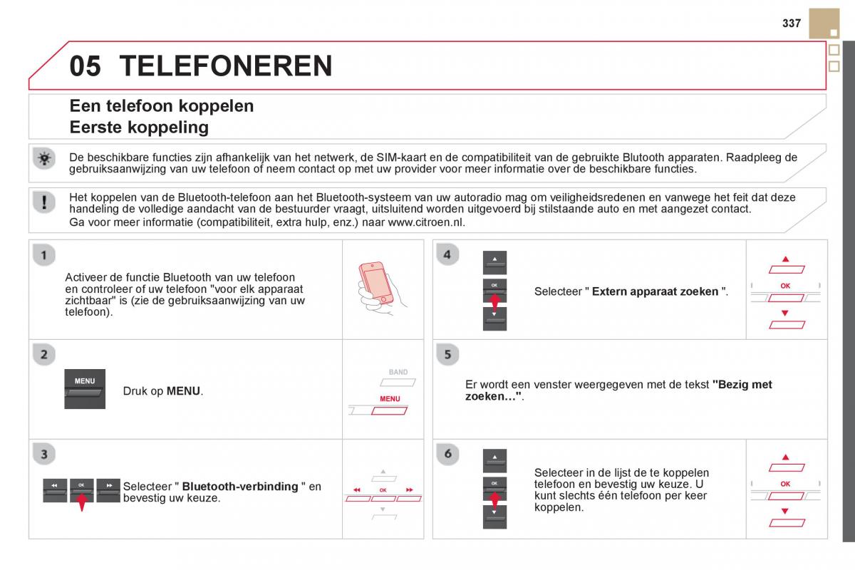 Citroen DS5 handleiding / page 339