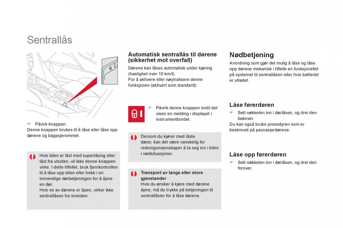 Citroen DS5 bruksanvisningen / page 64