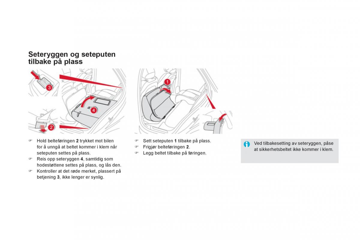 Citroen DS5 bruksanvisningen / page 86