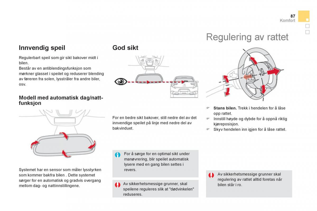 Citroen DS5 bruksanvisningen / page 89