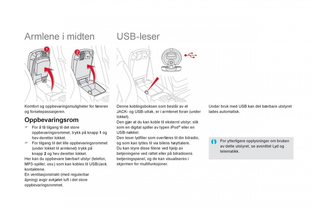 Citroen DS5 bruksanvisningen / page 92