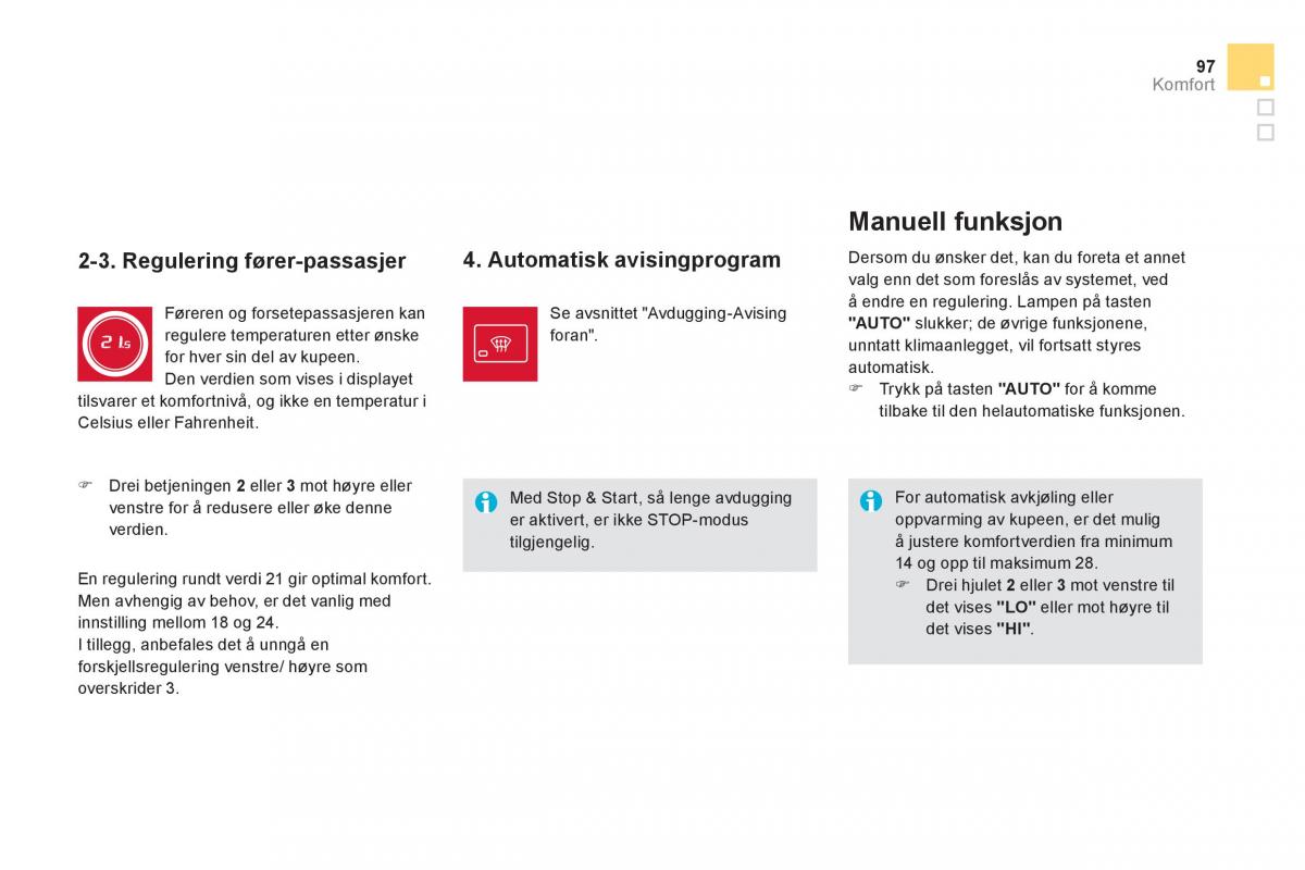 Citroen DS5 bruksanvisningen / page 99